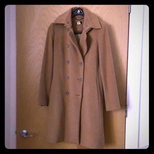 Unworn Jcrew wool/cashmere camel coat size 6